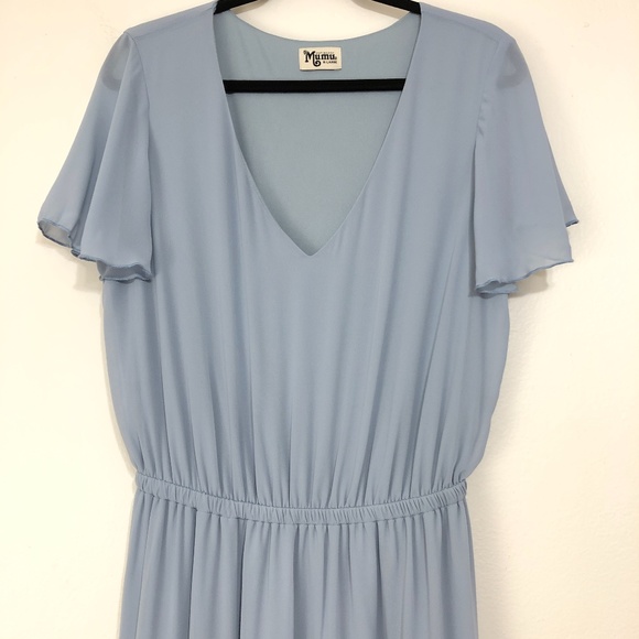 Show Me Your MuMu Michelle Flutter Maxi Dress - Picture 6 of 8